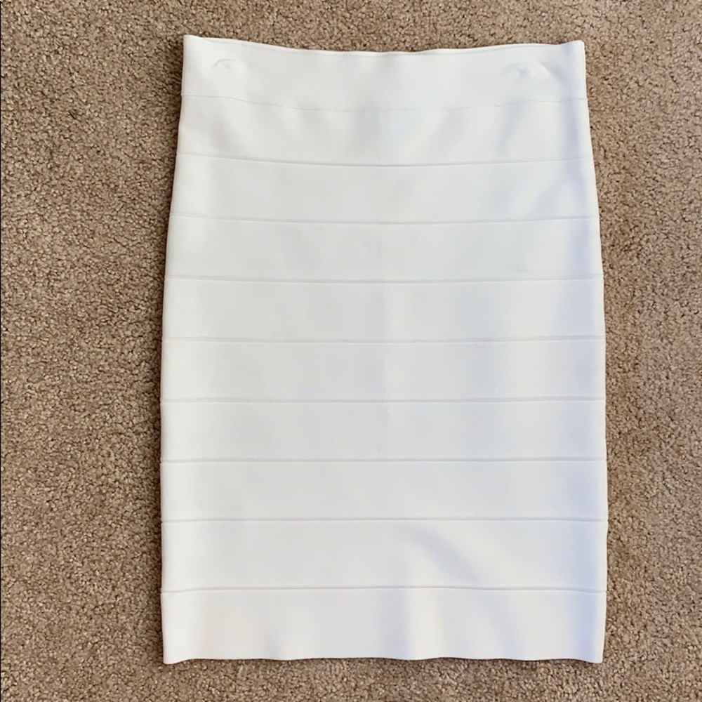 White bandage skirt from BCBG